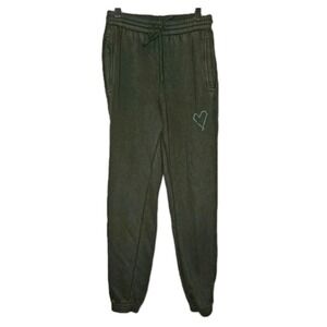 NWT Aerie Women's XS Long Hi-Rise Frosty Trail Sweatpants Jogger‎ Lounge Green